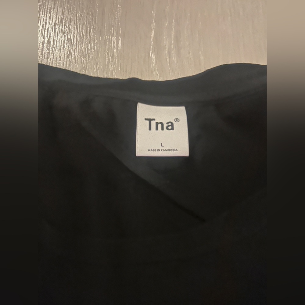 TNA Black Crop Top